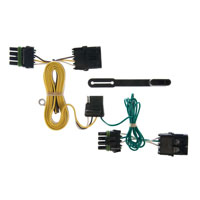 (image for) Jeep Wrangler YJ & TJ 1991-1995/1997 No-Splice Custom 4-Flat Wiring Harness #55356