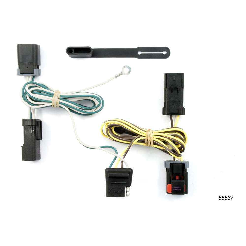 (image for) Dodge Grand Caravan 2004-2007 No-Splice Custom 4-Flat Wiring Harness #55537 - Click Image to Close