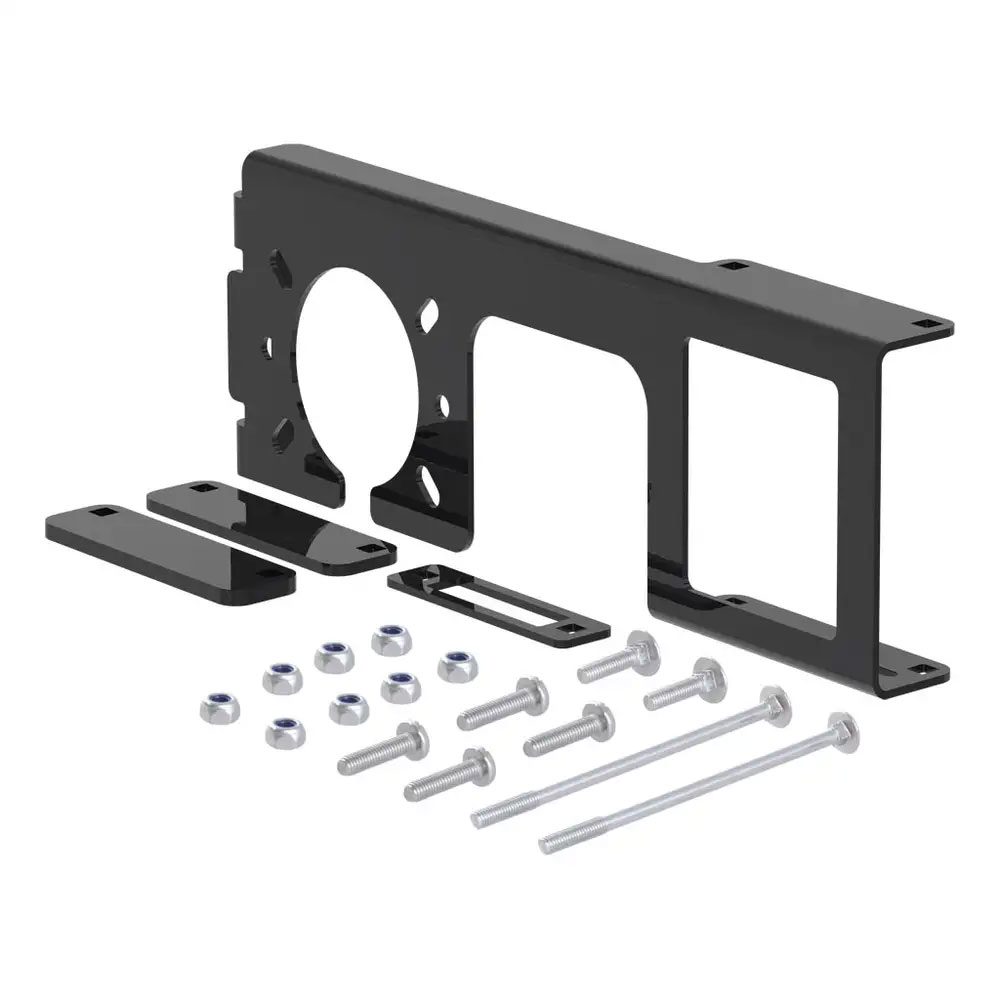 (image for) Easy Mount Electrical Connection Bracket Flat or Round Sockets 2" Receiver #58000 - Click Image to Close