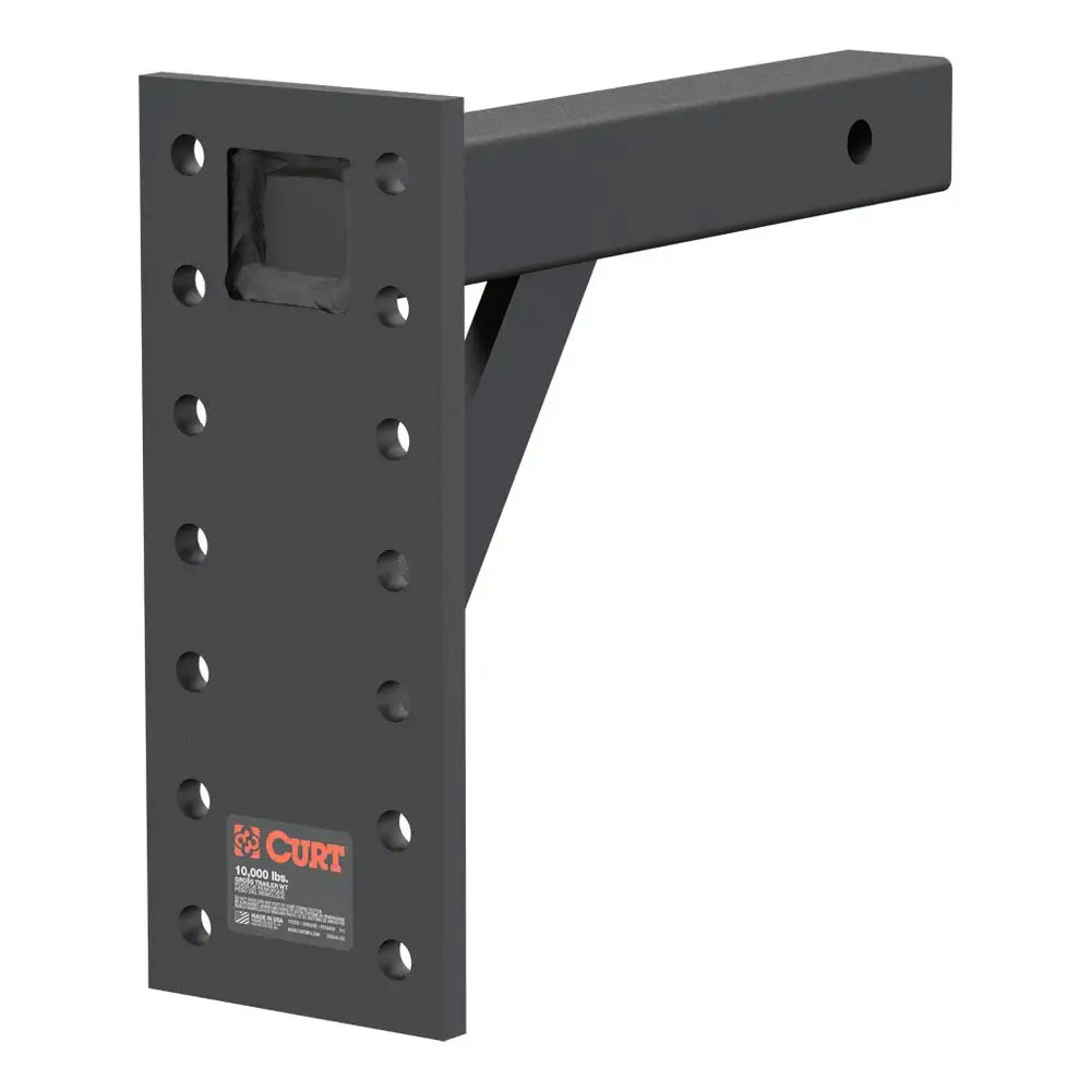 (image for) Adjustable Pintle Mount, 6 Position, 2" Shank, 12" Long, 10K #48342 - Click Image to Close