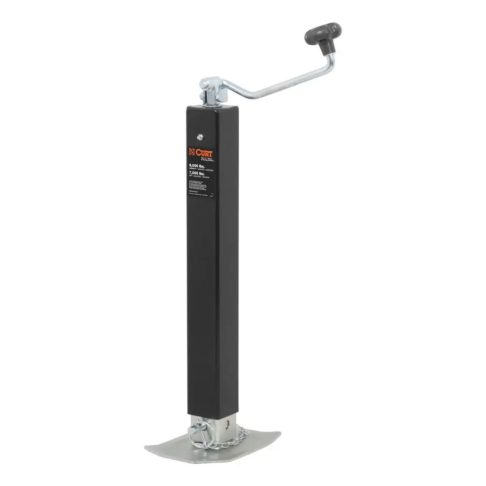 (image for) Direct-Weld Trailer Jack, 7k Lift, Top Wind, 15 1/4" Travel #28570 - Click Image to Close