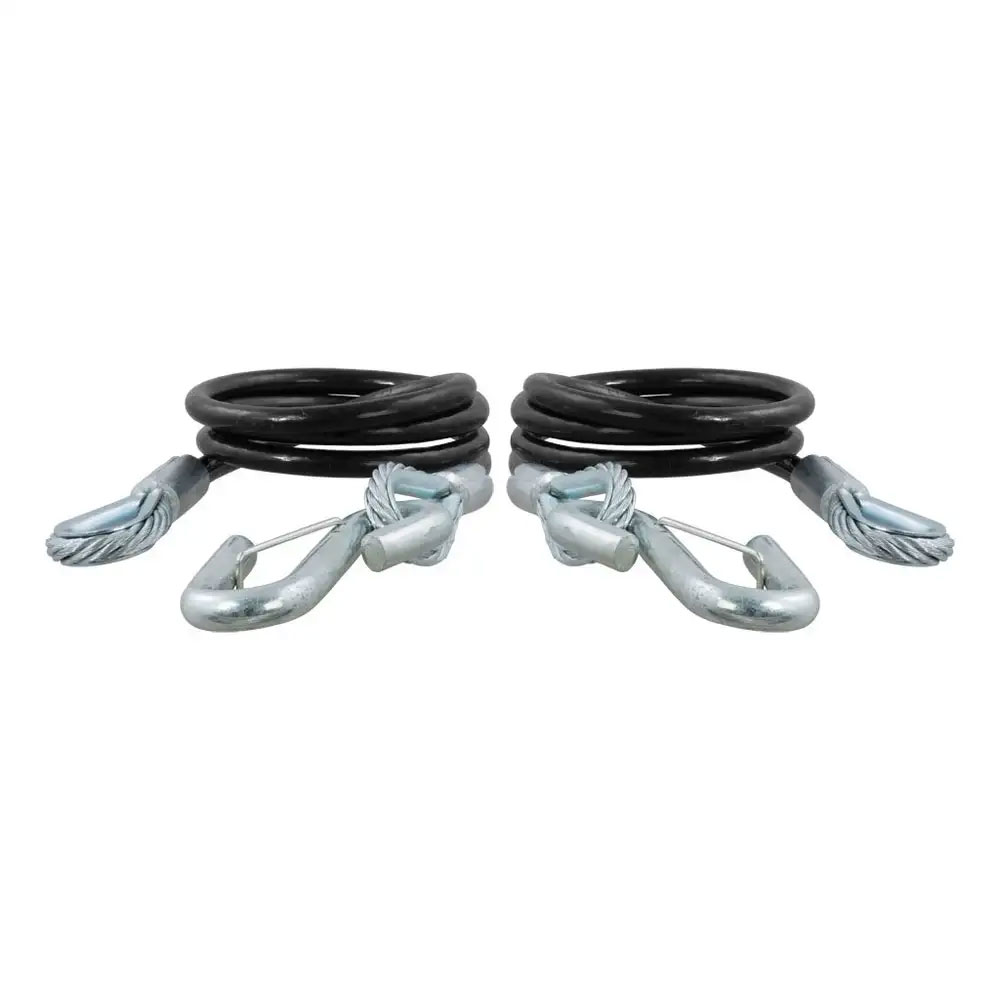 (image for) 1/2" Vinyl Coated Safety Cable With Snap Hook, 5k, 2 Pack #80151 - Click Image to Close