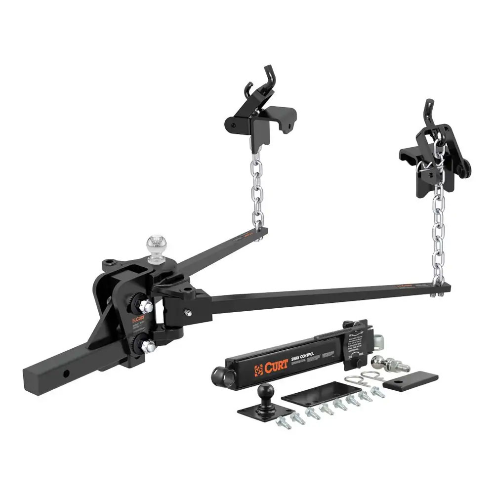 (image for) 10-15K Short Trunnion Bar Weight Distribution Hitch Kit With Sway Control #17422 - Click Image to Close