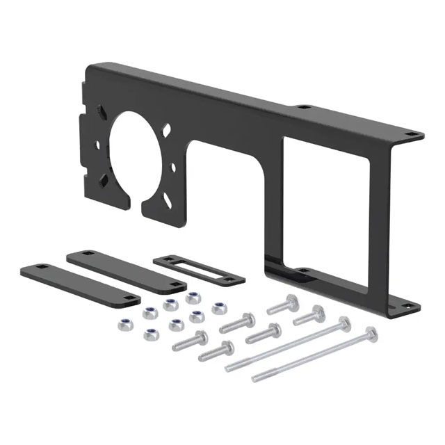 (image for) Easy Mount Electrical Connector Bracket Flat or Round Sockets 2 1/2" Receiver #58003